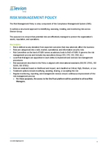 Elevion Group Risk Management Policy_One Pager
