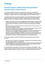 Elevion Group CMS Policy_One Pager