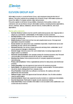 ACCEPTABLE USAGE POLICY_One Pager